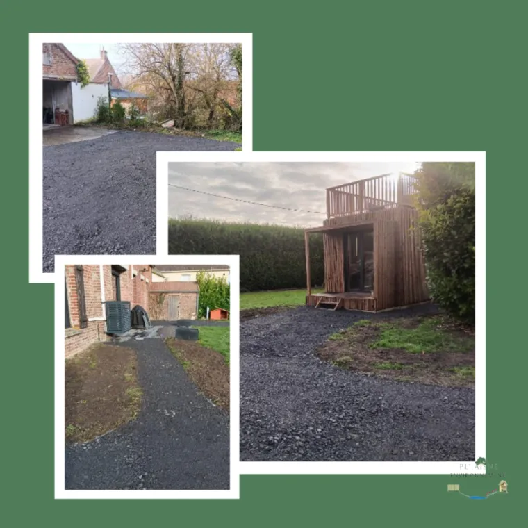 Aménagement de cheminement en tout-venant à Pontruet, Saint-Quentin, Pl'aisne Environnement